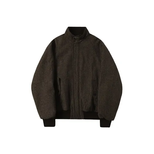 Evi Stub FW23 Jackets Coats Men's Gray Coffee