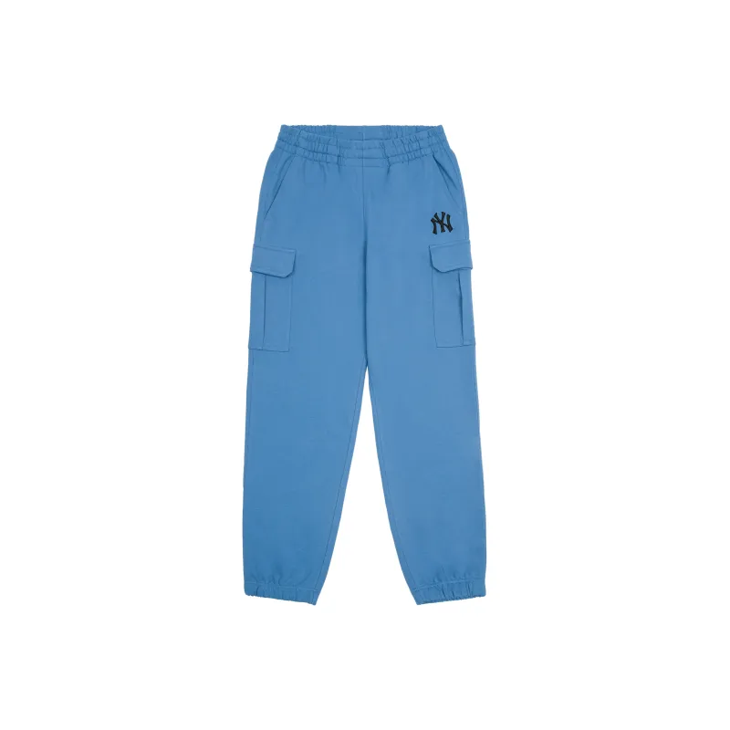 MLB New York Yankees Knitted Sweatpants Unisex Blue-0