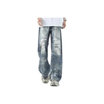 NOAHGIGI Jeans Unisex Ocean Blue Color