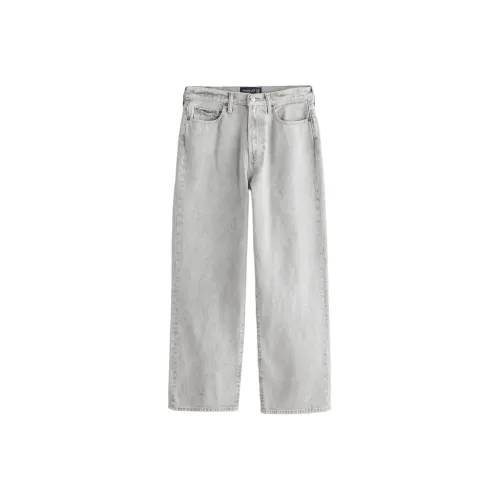 Abercrombie＆Fitch Jeans Men's Light Gray