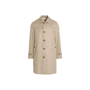 Burberry Trench Coats Men Camel