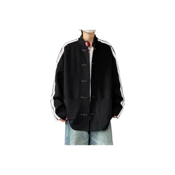SOCKKEY Jackets Coats Unisex Black