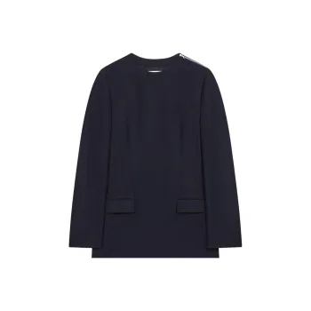 DRIES VAN NOTEN Collarless Tunic Blazer