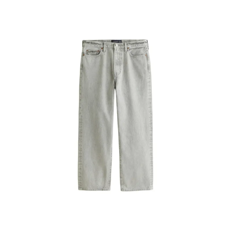 Abercrombie＆Fitch Jeans Men Light Gray-0