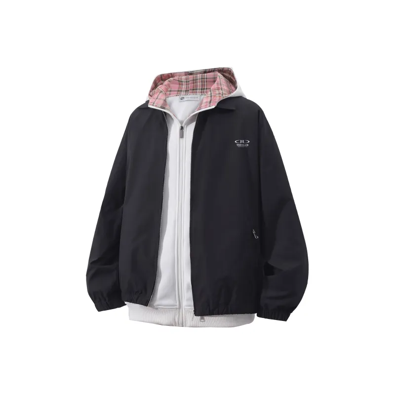 Tre Club Jackets Coats Unisex Cream Gray-3