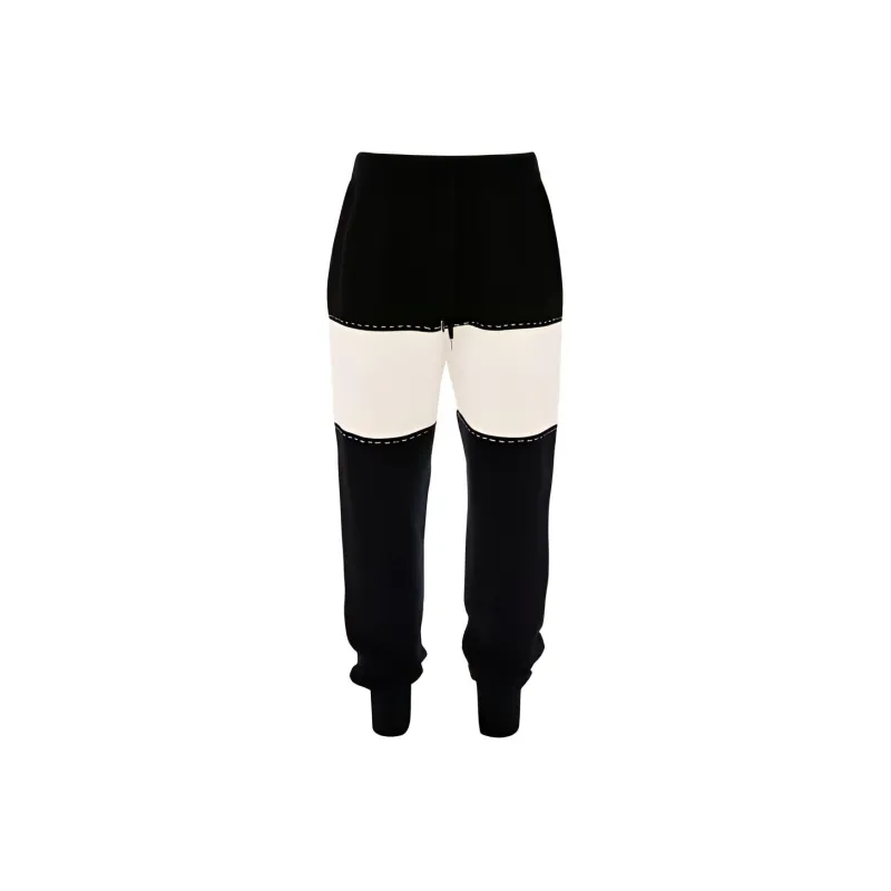 JW Anderson Knitted Sweatpants Men Black-0