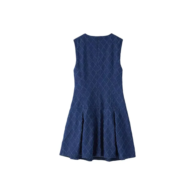 KEAB Sleeveless Dress Women's Dark Blue-1