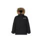 Urban Techwear Black (Three Proofings Mid-Length Large Fur Collar Upgraded)