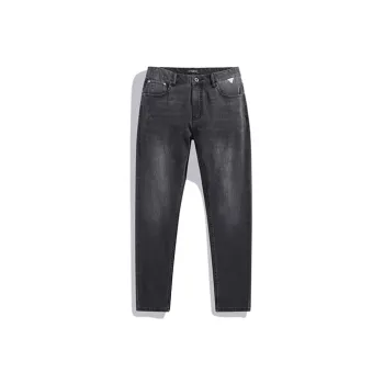 PEACEBIRD MEN Jeans Unisex Gray 1 Tight Fit, Cuffed