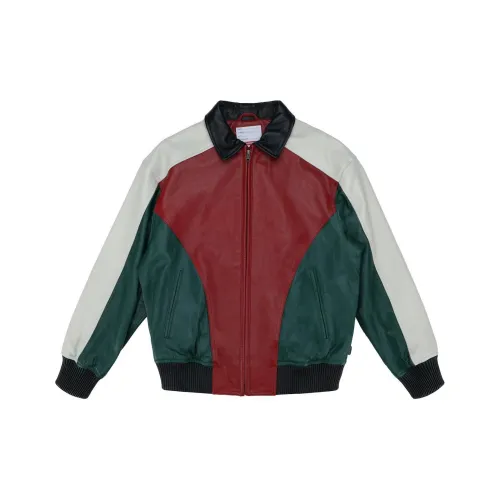 Supreme Studded Arc Logo Leather Jacket