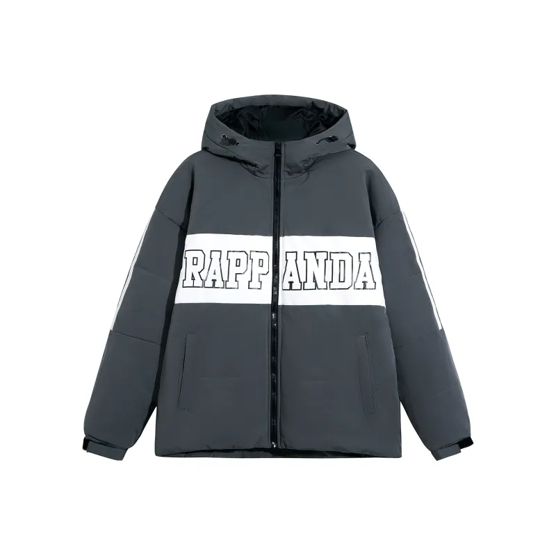 RAP PANDA Puffer Jackets Unisex-18