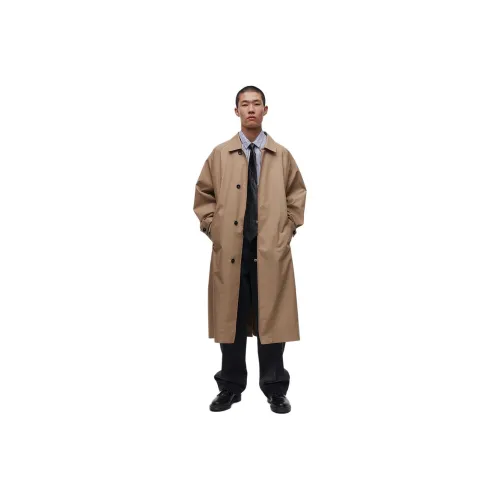 COMMON SCENTS Trench Coat Men's Khaki