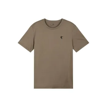 QIAODAN T Shirt Men's Charcoal Moss Green