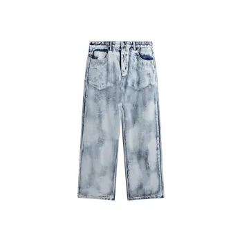 FAIRWHALE Jeans Unisex Blue White
