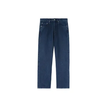 PALM ANGELS Logo Embroidered Straight Leg Jeans