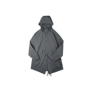MADEN Trench Coat Men's Blue Gray