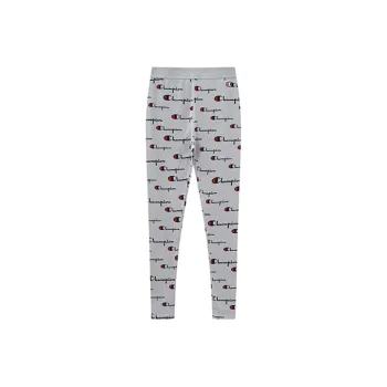 Champion Straight Moderate Casual Pants US Version Women's Medium Gray