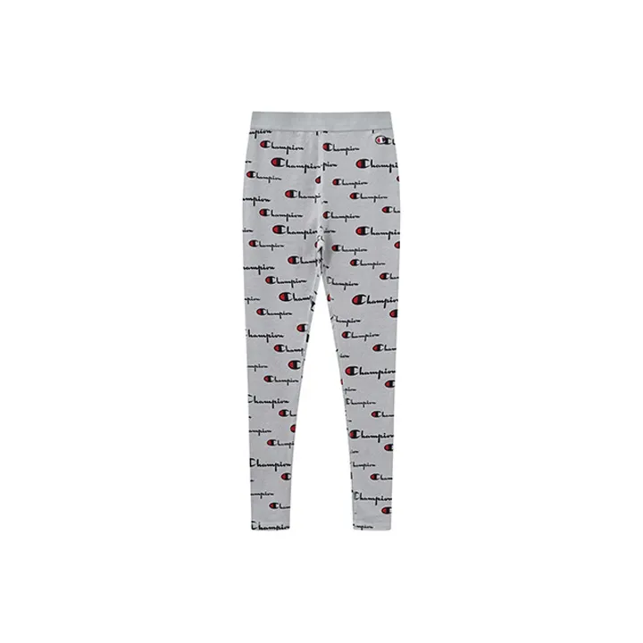 Champion Straight Moderate Casual Pants US Version Women's Medium Gray-0