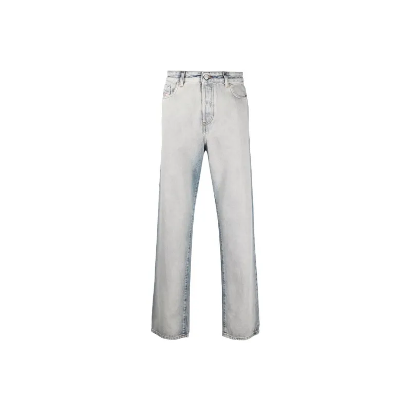 DIESEL Jeans Men Gray White-0