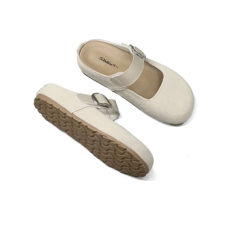 Shougu Rubber Sole Quiet Odor Resistant Closed Toe Slippers Women's-11