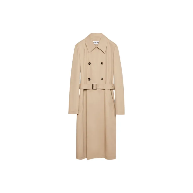 LOEWE Trench Coats Men Beige-0