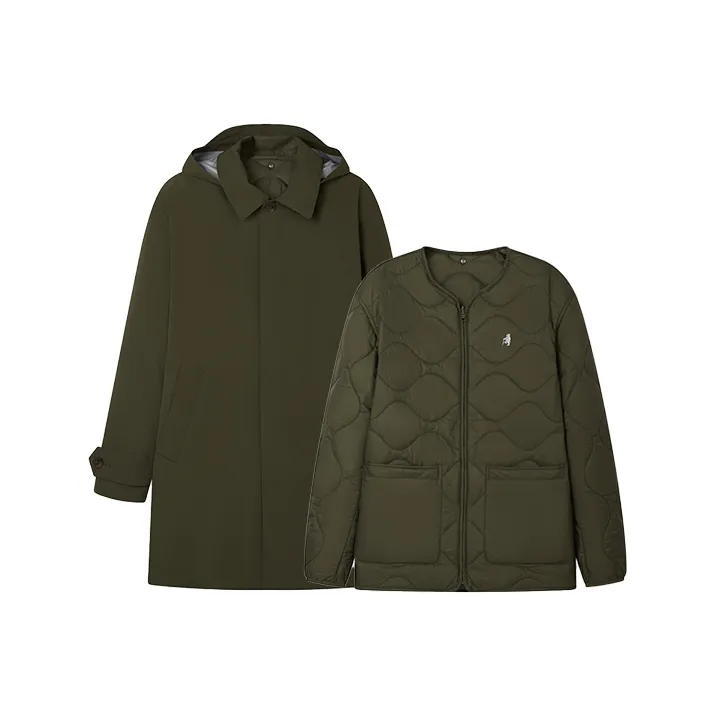 Teenie Weenie Men Evergreen Series Trench Coats Unisex-5