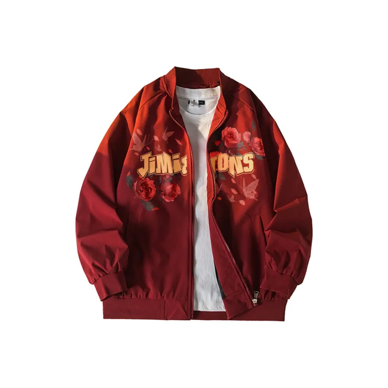 JIMI&JONS Windproof And Waterproof Baseball Collar Pilot Jackets & Coats Unisex-4
