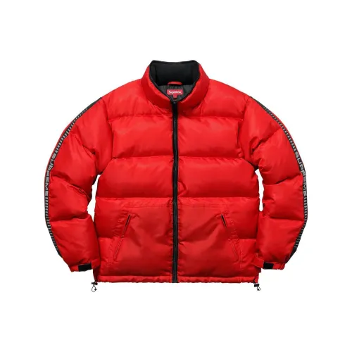 Supreme Reflective Sleeve Logo Puffy Jacket