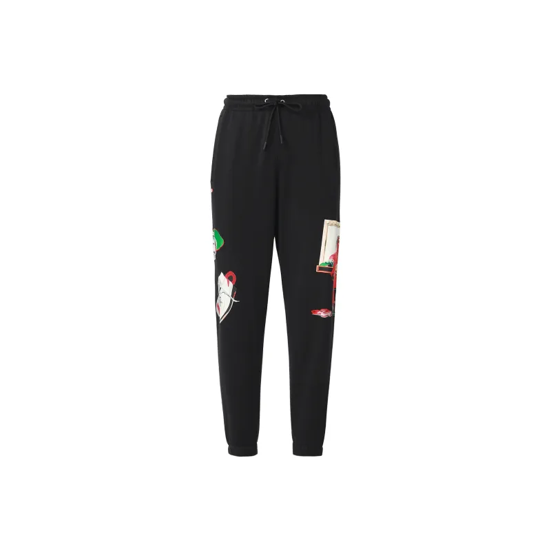 Jordan Knitted Sports Pants Men's Black-3