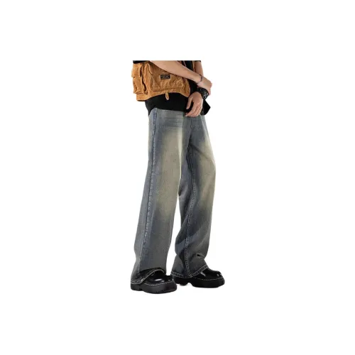 Children Of Huaxia SS25 Jeans Men's Vintage Blue