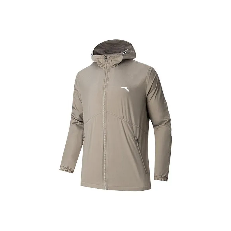 Anta Comprehensive Training Collection Sports Lifestyle Collection Trench Coat Men's Withered Wood Color-0