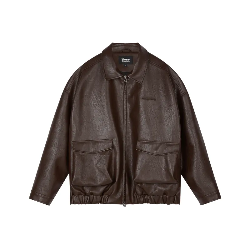 WASSUP Leather Jackets Unisex-2