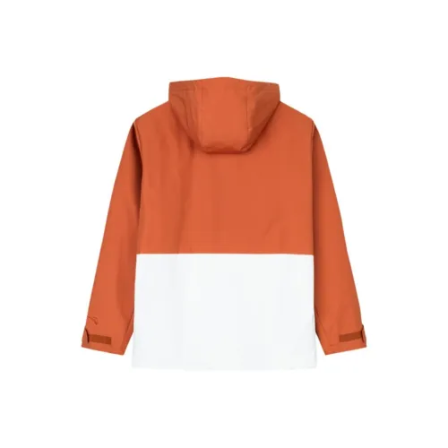 CHAOJIANTA Jackets Coats Men's Sandstorm Orange/Fishbelly White