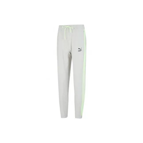PUMA Knitted Sports Pants Unisex Light Gray