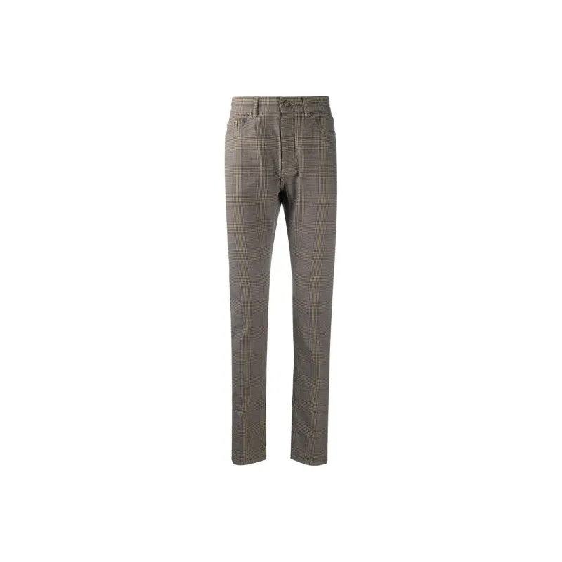 SAINT LAURENT Knitted Sweatpants Men Light Brown-0