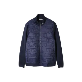 J.Lindeberg Quilt Hybrid Jacket Jackets & Coats Men's Navy Blue