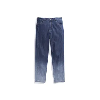 PEACEBIRD MEN Jeans Men Blue 1 Loose Fit, Straight Fit