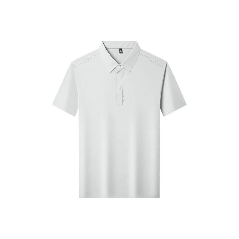Devanro Polo Shirt Men's Light Pink-8