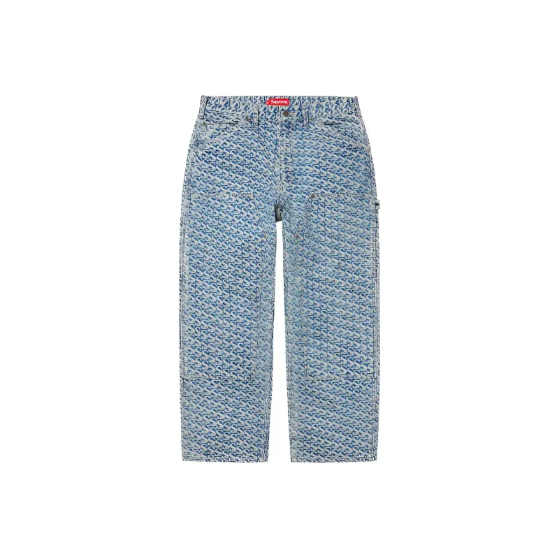 Supreme Monogram Double Knee Denim Painter Pant FW21-3