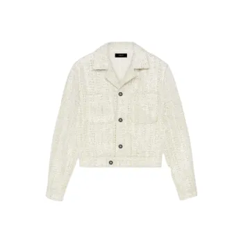 AMIRI Sequin embellished Tweed Jacket