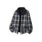 Black (Reversible Plaid Basic)