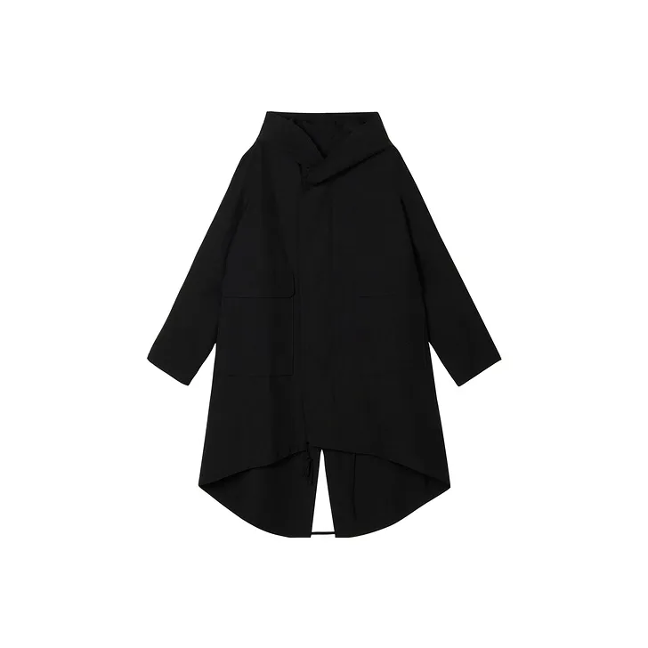 CROQUIS Trench Coats Unisex 001 Jet Black-0
