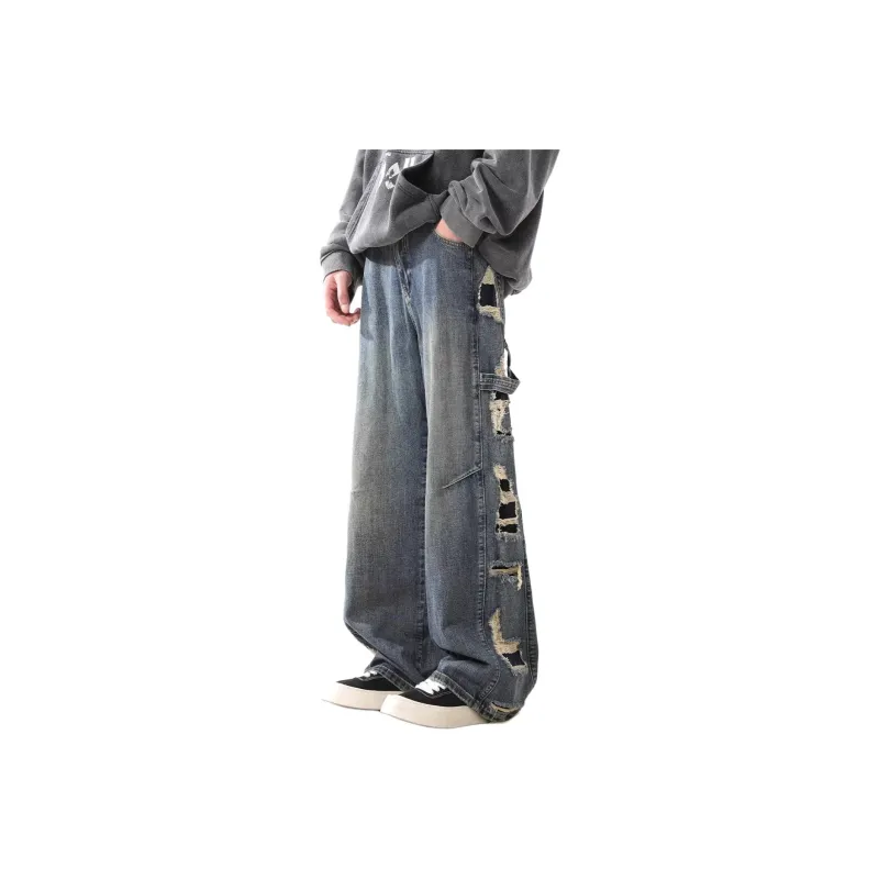 VIPGOOSE Jeans Unisex Blue-0