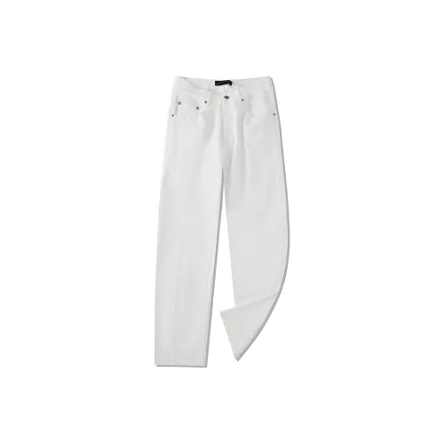 Grognak Apparel Jeans White White