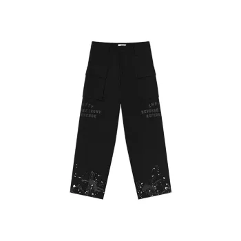 EMPTY REFERENCE Cargo Pants Unisex Black