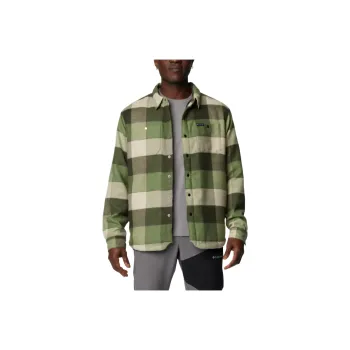 Columbia Windward Jackets Coats Men's Green Plaid