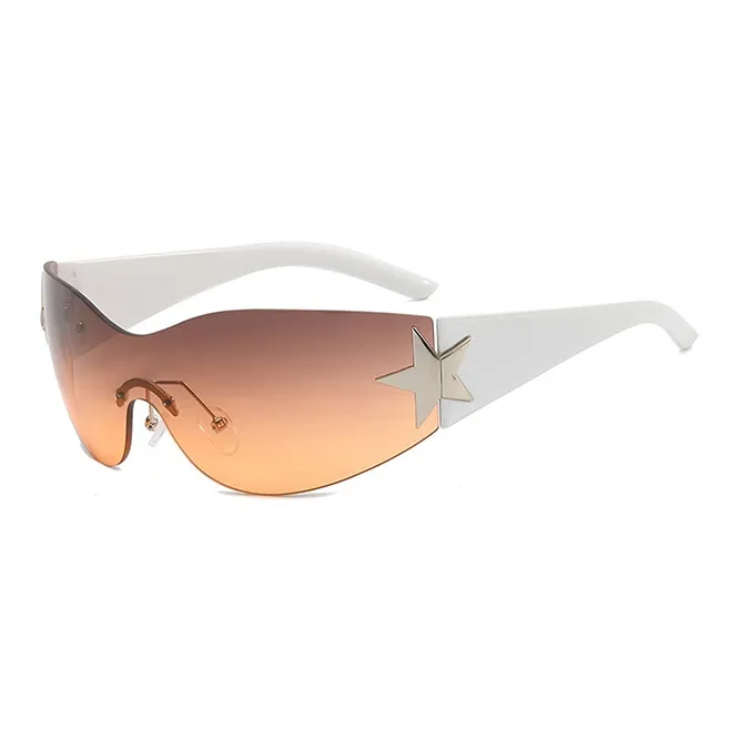 YUZHAOLIN PC Irregular Shape Sunglasses Unisex-5