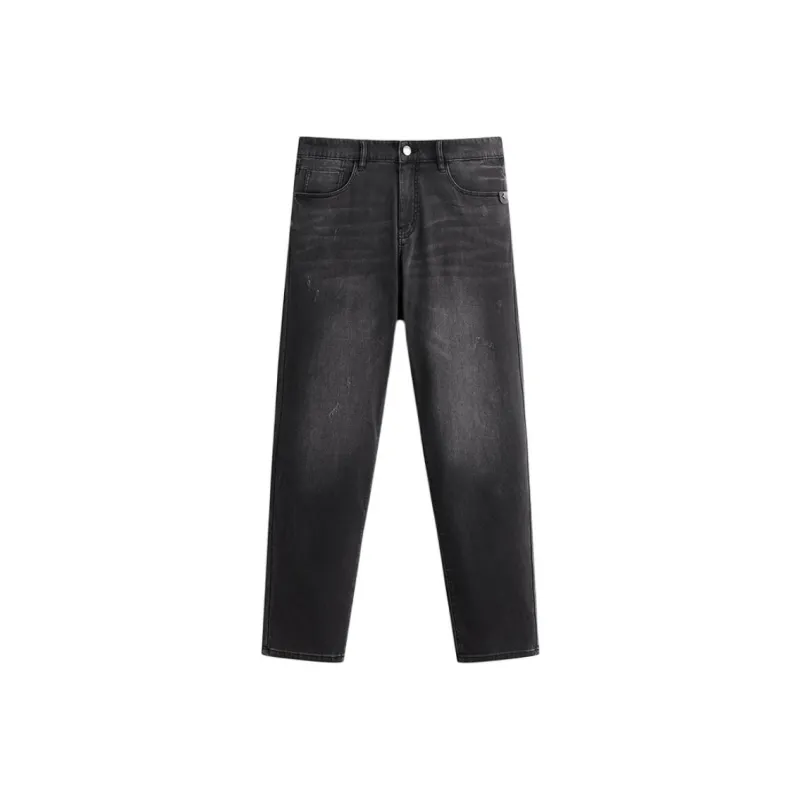 PEACEBIRD MEN Jeans Men's Denim Dark Gray-0