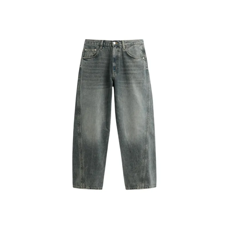 ZARA Jeans Men Blue/Green-0
