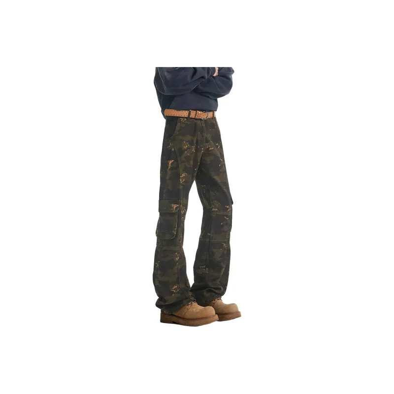 WARNING LIGHT Jeans Unisex Camouflage-0